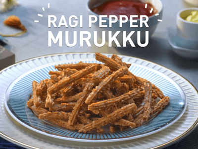 Figaro | Recipe of Goodness- Ragi Pepper Murukku