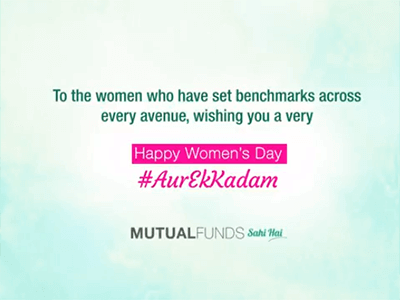 #AurEkKadam: A Women's Day Initiative for AMFI